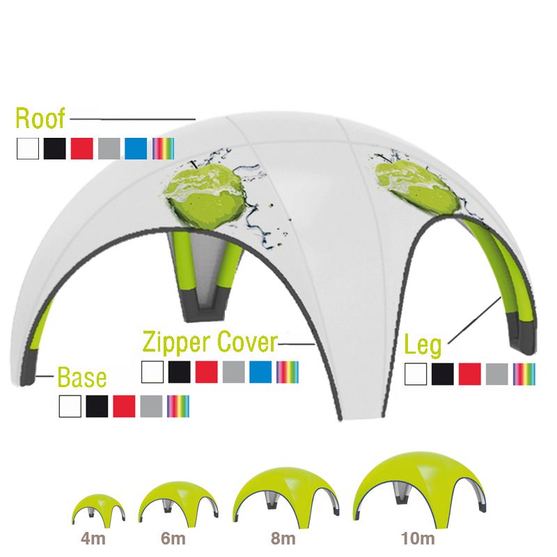 INFLAT X-Tent Spider Farbauswahl